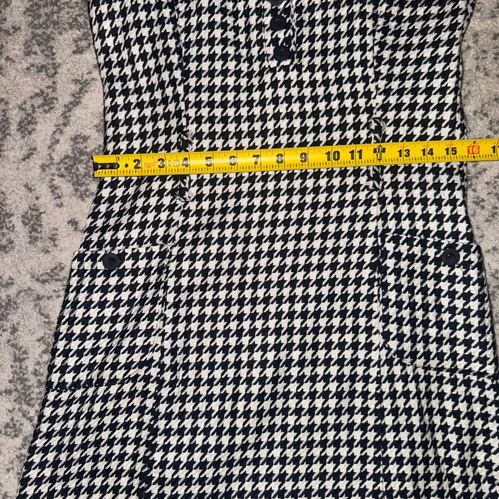 Vintage Wet Seal 90s Black/White Houndstooth “Clueless” Mini Dress Medium - Picture 5 of 7